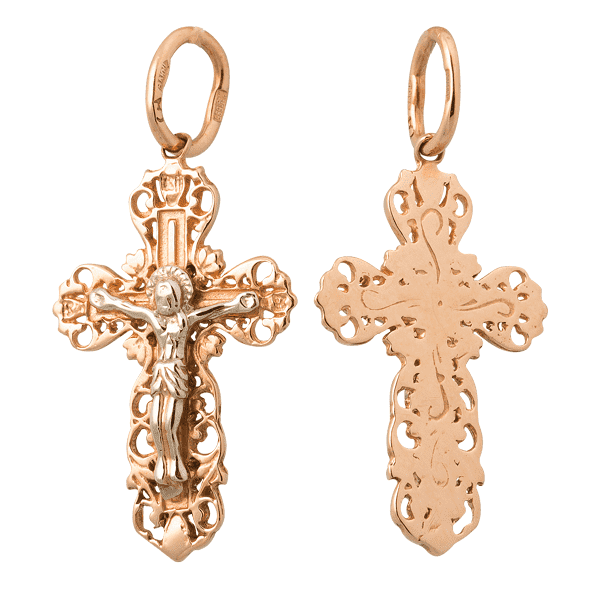 Золотой крестик 424400 детальное изображение ювелирного изделия Золотые крестики Золотой крестик 424400 детальное изображение ювелирного изделия Золотые крестики