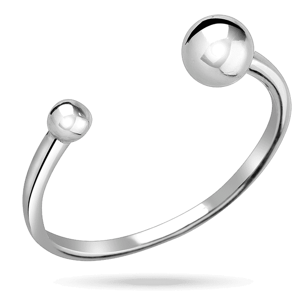 Серебряное кольцо с шариками без вставок 040209 детальное изображение ювелирного изделия Серебряные кольца без вставок Серебряное кольцо с шариками без вставок 040209 детальное изображение ювелирного изделия Серебряные кольца без вставок