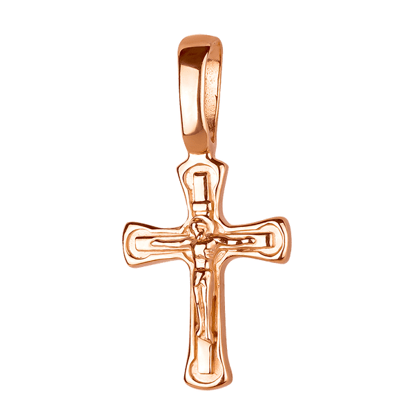 Золотой нательный крестик 036651 детальное изображение ювелирного изделия Золотые крестики православные Золотой нательный крестик 036651 детальное изображение ювелирного изделия Золотые крестики православные