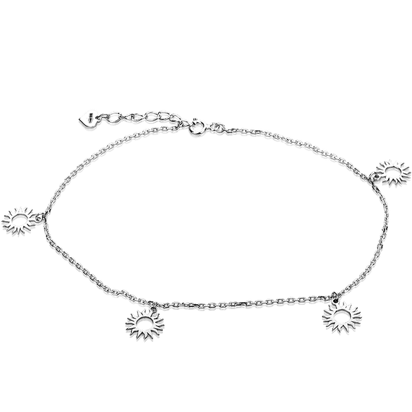 Серебряный браслет на ногу "Солнышко" 038103 детальное изображение ювелирного изделия Серебряные браслеты на ногу Серебряный браслет на ногу "Солнышко" 038103 детальное изображение ювелирного изделия Серебряные браслеты на ногу