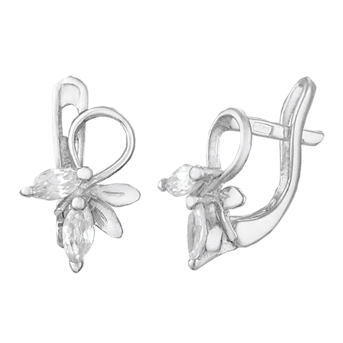 Серебряные серьги С2Ф/006 детальное изображение ювелирного изделия Серебряные серьги с камнями Серебряные серьги С2Ф/006 детальное изображение ювелирного изделия Серебряные серьги с камнями