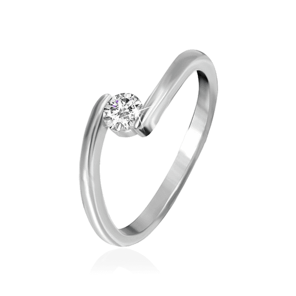 Серебряное кольцо с одним камнем 031198 детальное изображение ювелирного изделия Серебряные кольца со вставками Серебряное кольцо с одним камнем 031198 детальное изображение ювелирного изделия Серебряные кольца со вставками