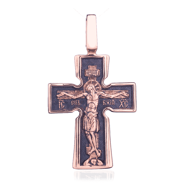 Золотой крест с Чернением Золотой крест с Чернением