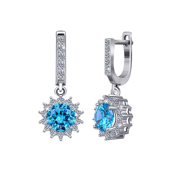 Серебряные серьги СК2ФТ/435 детальное изображение ювелирного изделия Серебряные серьги с камнями Серебряные серьги СК2ФТ/435 детальное изображение ювелирного изделия Серебряные серьги с камнями