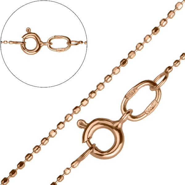 Цепочка золотая Гольф (Горошек) 033878 детальное изображение ювелирного изделия Золотые цепочки женские Цепочка золотая Гольф (Горошек) 033878 детальное изображение ювелирного изделия Золотые цепочки женские