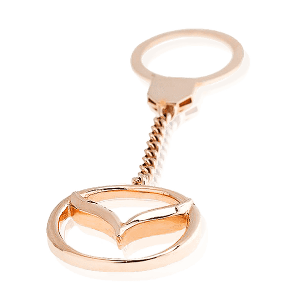 Брелок для ключей авто Mazda красное золото 036480 детальное изображение ювелирного изделия Брелок из золота Брелок для ключей авто Mazda красное золото 036480 детальное изображение ювелирного изделия Брелок из золота