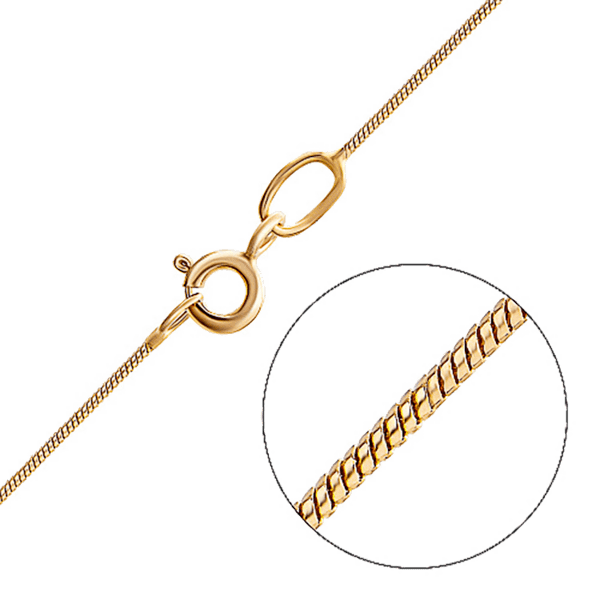 Золотий ланцюжок Змійка 036299 детальне зображення ювелірного виробу