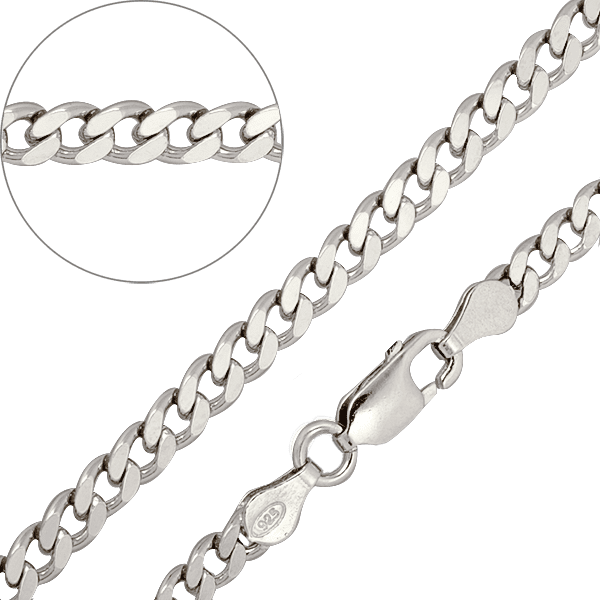 Серебряная мужская цепочка Гурмет 024119 детальное изображение ювелирного изделия Серебряные цепочки Серебряная мужская цепочка Гурмет 024119 детальное изображение ювелирного изделия Серебряные цепочки