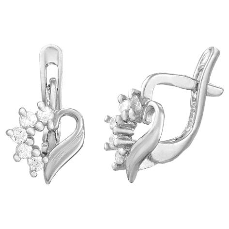 Серебряные серьги С2Ф/014 детальное изображение ювелирного изделия Серебряные серьги с камнями Серебряные серьги С2Ф/014 детальное изображение ювелирного изделия Серебряные серьги с камнями