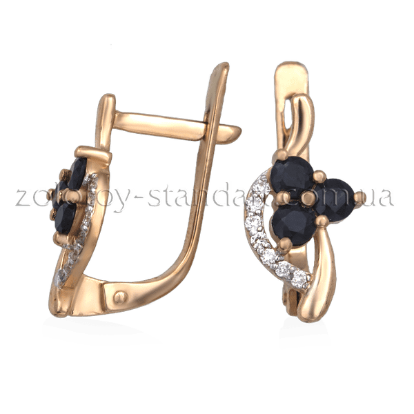 Золотые серьги с сапфирами и бриллиантами 21298 детальное изображение ювелирного изделия Золотые серьги с сапфиром Золотые серьги с сапфирами и бриллиантами 21298 детальное изображение ювелирного изделия Золотые серьги с сапфиром