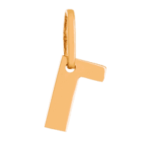 обзорное фото Золотой кулон буква Г 023658  Подвески буквы из золота