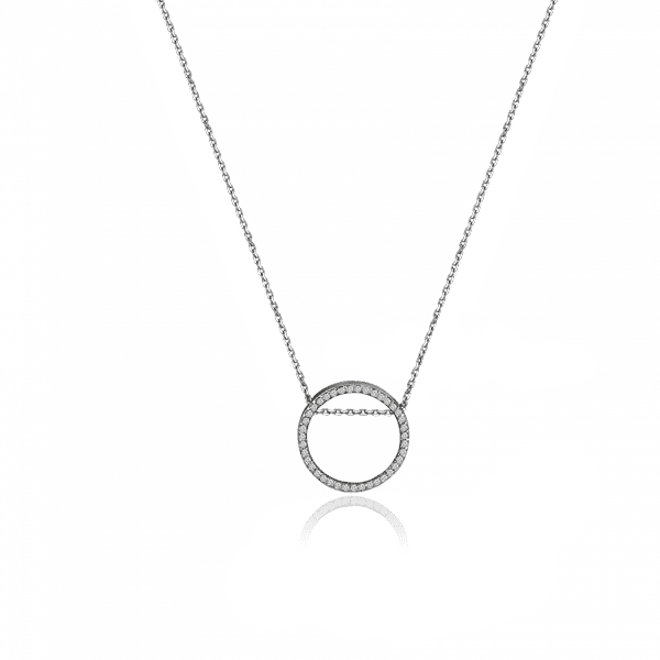 Серебряное колье 026125 детальное изображение ювелирного изделия Серебряные колье Серебряное колье 026125 детальное изображение ювелирного изделия Серебряные колье