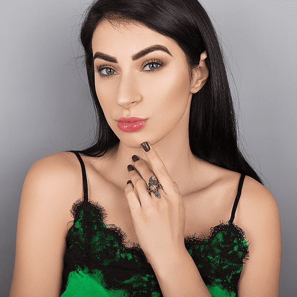 кольцо с попугаем кольцо с попугаем