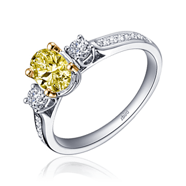 Эксклюзивное золотое кольцо с желтым бриллиантом  031057 детальное изображение ювелирного изделия Золотые кольца Эксклюзивное золотое кольцо с желтым бриллиантом  031057 детальное изображение ювелирного изделия Золотые кольца
