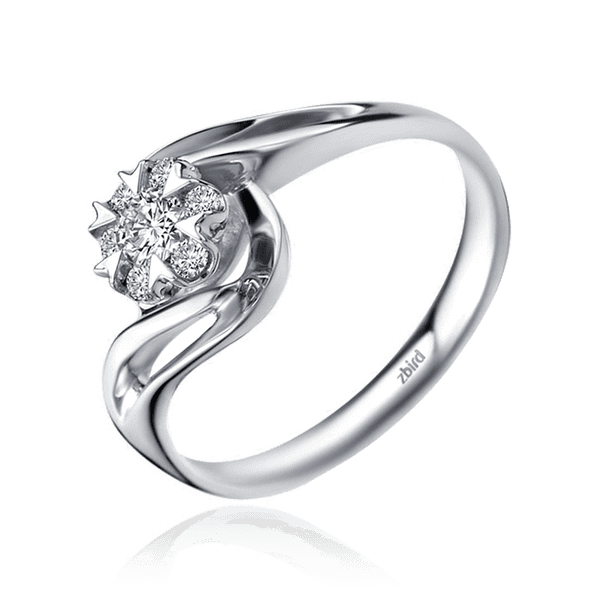 Золотое кольцо для помолвки с бриллиантом 031052 детальное изображение ювелирного изделия Золотые кольца Золотое кольцо для помолвки с бриллиантом 031052 детальное изображение ювелирного изделия Золотые кольца