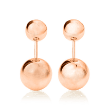 обзорное фото Золотые серьги Диор шарики 036776 Золотые серьги обзорное фото Золотые серьги Диор шарики 036776  Золотые серьги