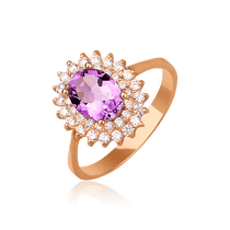 обзорное фото Золотое кольцо с аметистом 3100339 Золотые кольца с аметистом обзорное фото Золотое кольцо с аметистом 3100339  Золотые кольца с аметистом