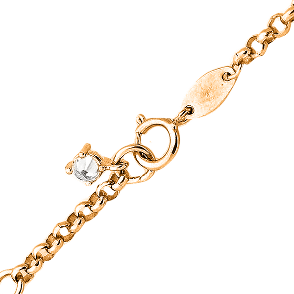 Золотой браслет на ногу Судьбоносные символы с фианитом купить Золотой браслет на ногу Судьбоносные символы с фианитом купить