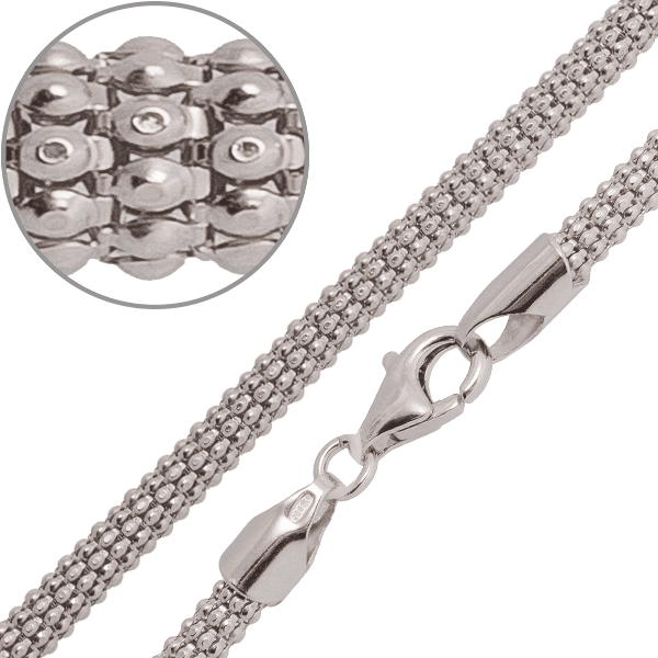 Серебряное колье Попкорн. Фото. Серебряное колье Попкорн. Фото.