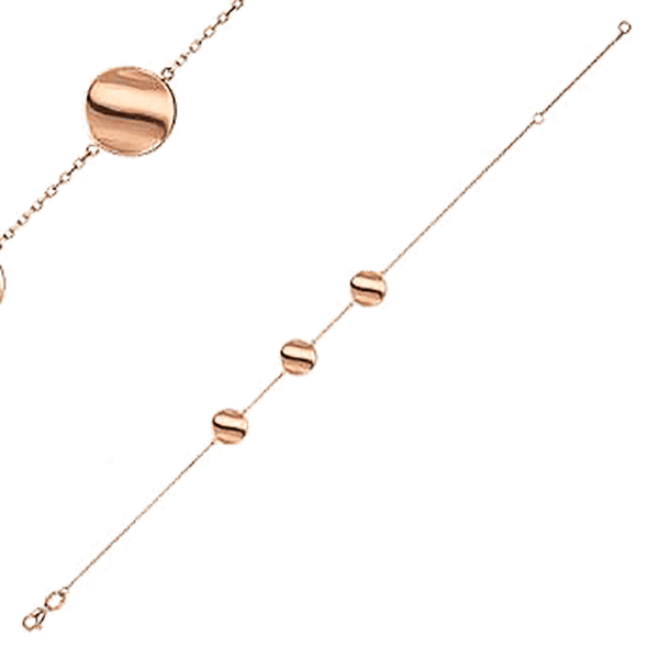 Золотой браслет на руку женский глянцевые Монетки 037019 детальное изображение ювелирного изделия Золотые браслеты Золотой браслет на руку женский глянцевые Монетки 037019 детальное изображение ювелирного изделия Золотые браслеты