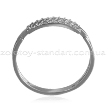 обзорное фото Серебряное кольцо с цирконием 380058С  Серебряные кольца с фианитом