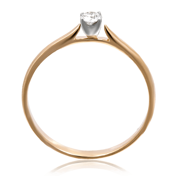 Золотое кольцо с бриллиантом купить Золотое кольцо с бриллиантом купить