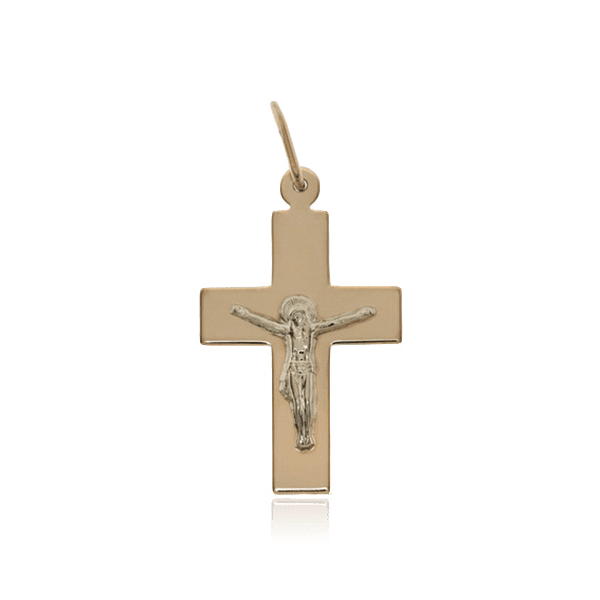 Крестик с Распятием из красного золота 028771 детальное изображение ювелирного изделия Крестики мужские Крестик с Распятием из красного золота 028771 детальное изображение ювелирного изделия Крестики мужские