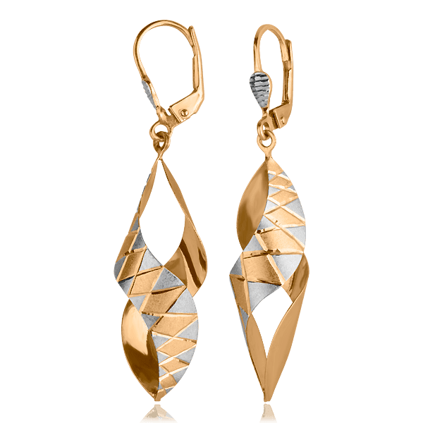 Золотые серьги 80341 детальное изображение ювелирного изделия Золотые серьги подвески Золотые серьги 80341 детальное изображение ювелирного изделия Золотые серьги подвески