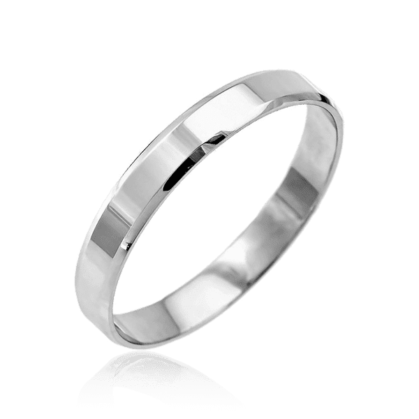 Кольцо свадебное Американка из белого золота 036700 детальное изображение ювелирного изделия Золотые кольца Кольцо свадебное Американка из белого золота 036700 детальное изображение ювелирного изделия Золотые кольца