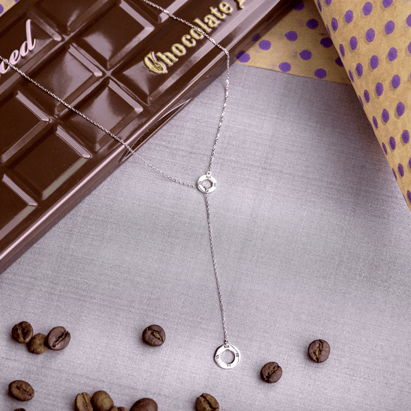 Серебряное колье 026135 Серебряное колье 026135