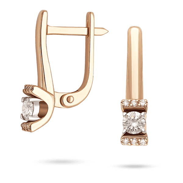 Золотые минималистичные серьги с большим камнем и тоненькими дорожками бриллиантов 040511 детальное изображение ювелирного изделия Золотые серьги с бриллиантами Золотые минималистичные серьги с большим камнем и тоненькими дорожками бриллиантов 040511 детальное изображение ювелирного изделия Золотые серьги с бриллиантами