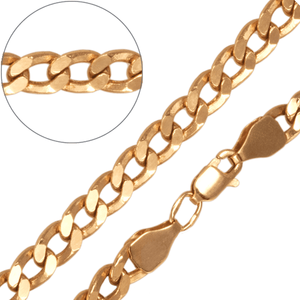 Золотий браслет Гурмет 38607 детальне зображення ювелірного виробу Золотий браслет Гурмет 38607 детальне зображення ювелірного виробу