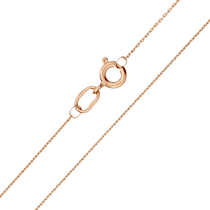 обзорное фото Якорная цепочка в красном золоте 033323  Детские золотые цепочки