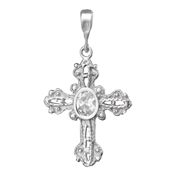 Серебряный крестик П2Ф/432 детальное изображение ювелирного изделия Серебряные подвески крестики Серебряный крестик П2Ф/432 детальное изображение ювелирного изделия Серебряные подвески крестики
