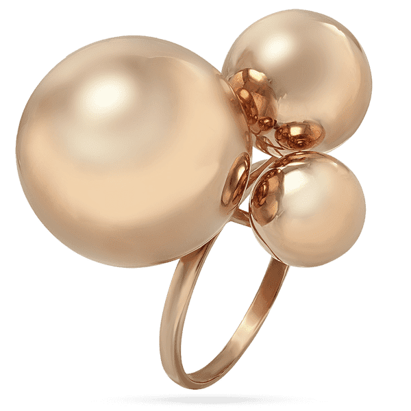 Массивное золотое кольцо Шарики 031754 детальное изображение ювелирного изделия Золотые кольца Массивное золотое кольцо Шарики 031754 детальное изображение ювелирного изделия Золотые кольца