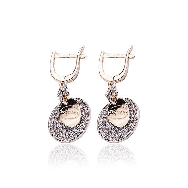 Золотые женские серьги в стиле тифани Золотые женские серьги в стиле тифани