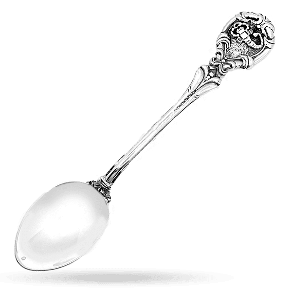 Серебряная ложка со знаком зодиака Скорпион 030184 детальное изображение ювелирного изделия Серебряные ложки Серебряная ложка со знаком зодиака Скорпион 030184 детальное изображение ювелирного изделия Серебряные ложки