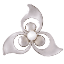 обзорное фото Серебряный подвес с жемчугом 131130 Серебряные подвески со вставками обзорное фото Серебряный подвес с жемчугом 131130  Серебряные подвески со вставками