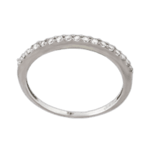 обзорное фото Серебряное кольцо с цирконием 7954  Серебряные кольца