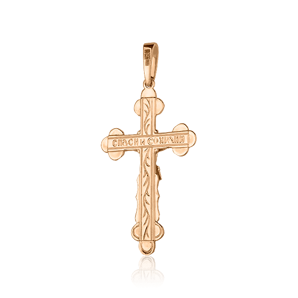 Купить золотой крестик Спаси и Сохрани Купить золотой крестик Спаси и Сохрани