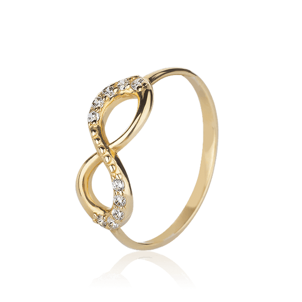 Золотое кольцо в жёлтом золоте с фианитами 028220 детальное изображение ювелирного изделия Золотые кольца с фианитом Золотое кольцо в жёлтом золоте с фианитами 028220 детальное изображение ювелирного изделия Золотые кольца с фианитом