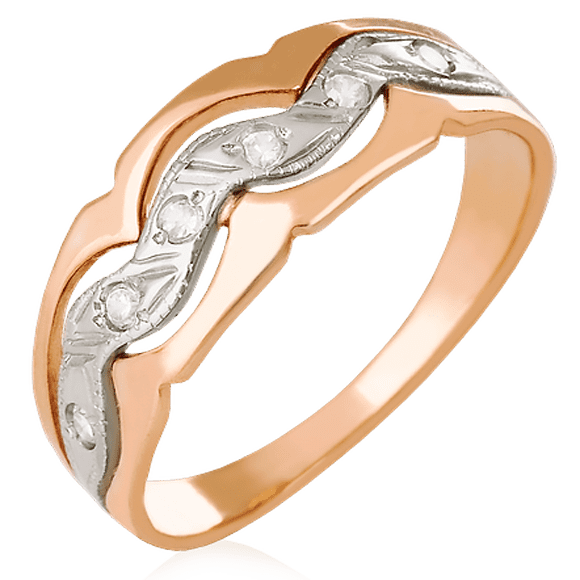 Золотое кольцо с цирконием 024004 детальное изображение ювелирного изделия Золотые кольца с фианитом Золотое кольцо с цирконием 024004 детальное изображение ювелирного изделия Золотые кольца с фианитом