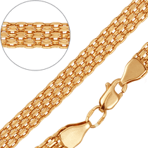 обзорное фото Золотой браслет Дабл Форбисмарк 39630 Золотой браслет Дабл Форбисмарк обзорное фото Золотой браслет Дабл Форбисмарк 39630  Золотой браслет Дабл Форбисмарк