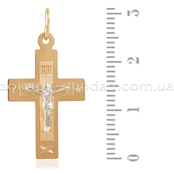 Золотий хрестик 357501 детальне зображення ювелірного виробу Золотий хрестик 357501 детальне зображення ювелірного виробу
