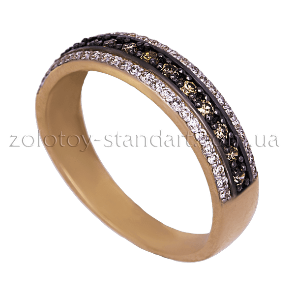 Золотое кольцо с бриллиантами Золотое кольцо с бриллиантами