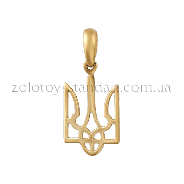 Золотой подвес Герб Украины 416100 детальное изображение ювелирного изделия Золотой кулон Герб Украины Золотой подвес Герб Украины 416100 детальное изображение ювелирного изделия Золотой кулон Герб Украины