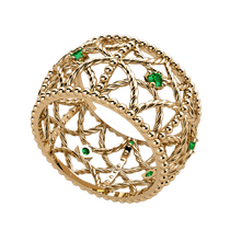 обзорное фото Золотое кольцо с фианитами 380108 Золотые кольца с фианитом обзорное фото Золотое кольцо с фианитами 380108  Золотые кольца с фианитом