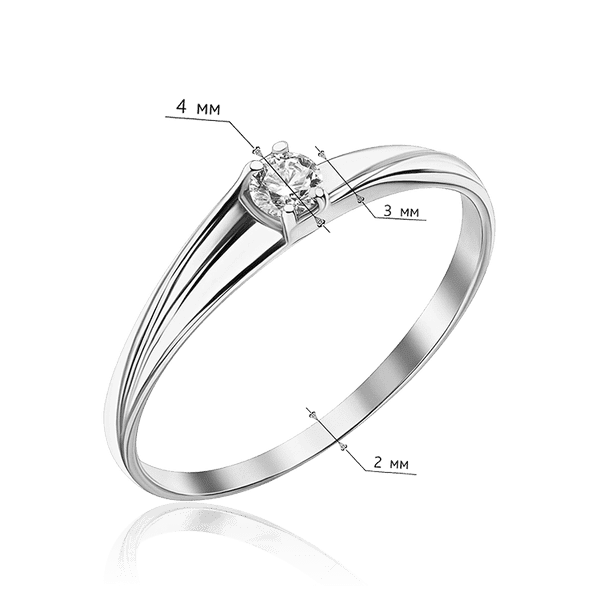 кольцо для предложения с бриллиантом в лаконичном дизайне кольцо для предложения с бриллиантом в лаконичном дизайне
