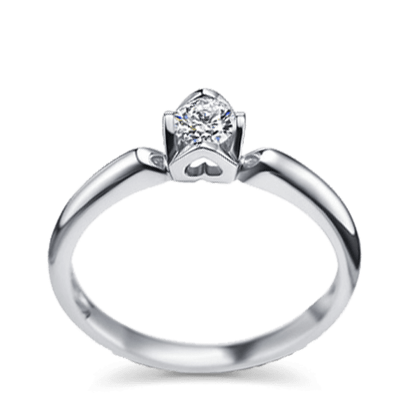 Каблучка для заручин з діамантом із білого золота 024514 детальне зображення ювелірного виробу Каблучка для заручин з діамантом із білого золота 024514 детальне зображення ювелірного виробу
