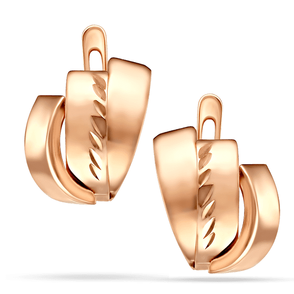 Золоті сережки класичні Золоті сережки класичні